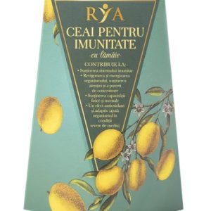 Ceai imunitate cu lamaie, 60g, Rya Vita