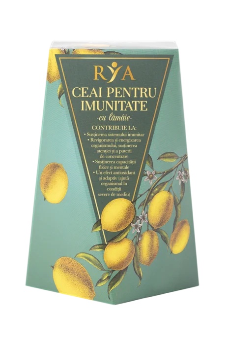Ceai imunitate cu lamaie, 60g, Rya Vita