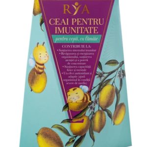 Ceai imunitate cu lamaie pentru copii, 60g, Rya Vita