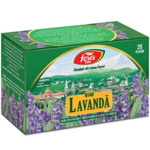 Ceai lavanda, 20 plicuri, Fares