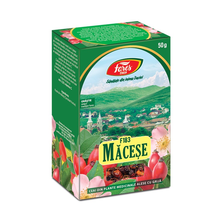 Ceai Macese, fructe F183 50 g, Fares