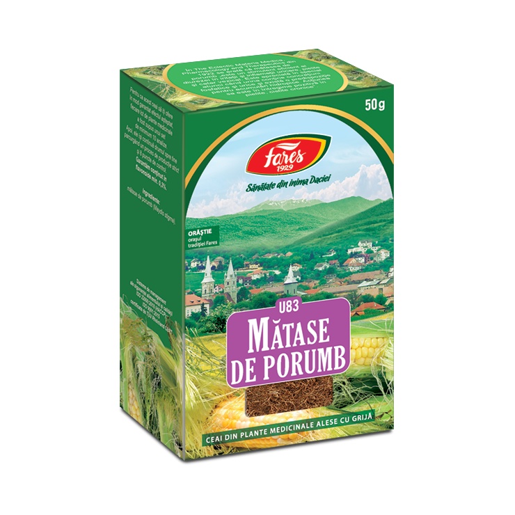 Ceai Matase de Porumb, U83, 50 g, Fares