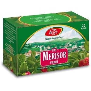 Ceai merisor frunze U75, 20pl, Fares