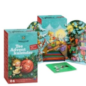 Ceai mix calendar de Craciun, 24 plicuri, Sonnentor