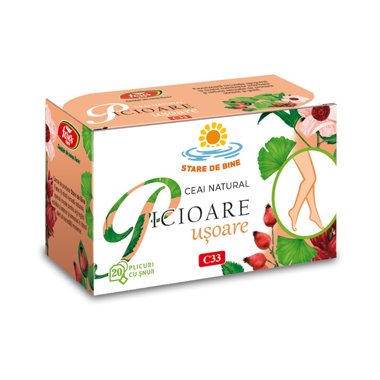 Ceai picioare usoare x 20dz (Fares)