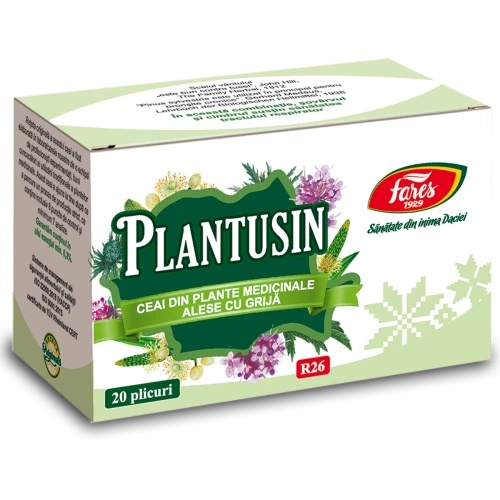 Ceai Plantusin, 20 plicuri, Fares