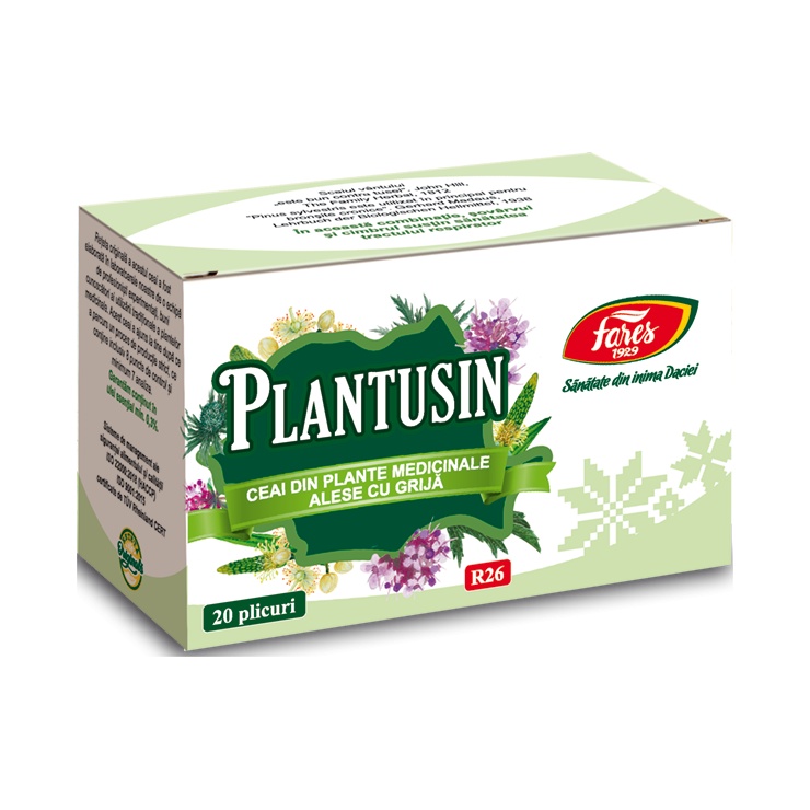 Ceai Plantusin, R26, 20 plicuri, Fares