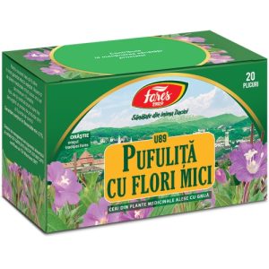 Ceai pufulita flori mici, 20 plicuri, Fares