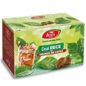 Ceai rece cu frunze de cafea, 12 plicuri, Fares