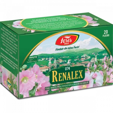 Ceai Renalex - U74, 20 plicuri, Fares