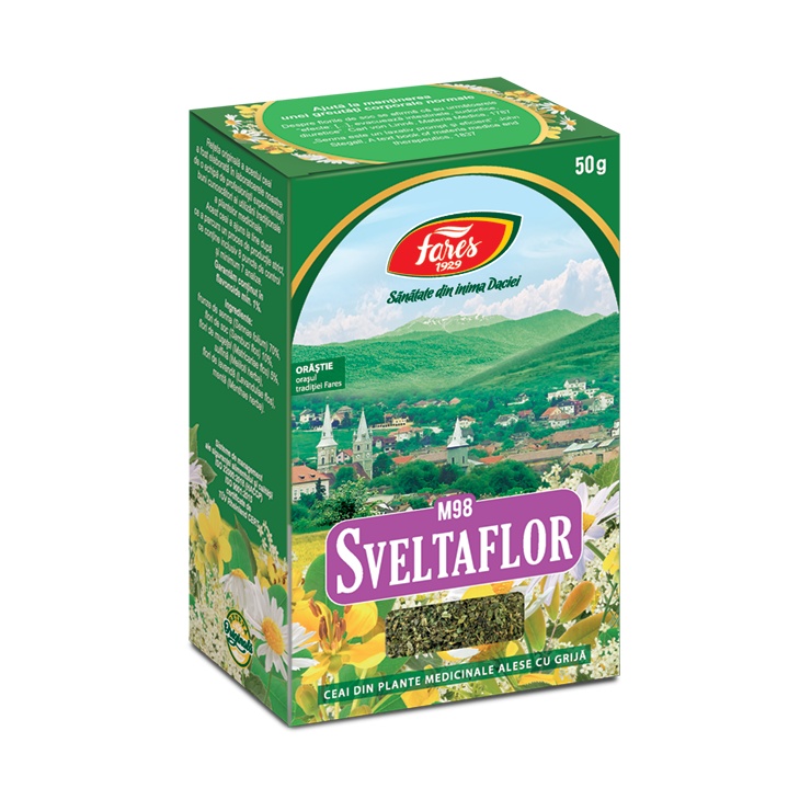 Ceai Sveltaflor, M98, 50 g, Fares