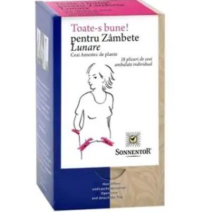 Ceai Toate-s bune! Zambete lunare, 18 plicuri, Sonnentor