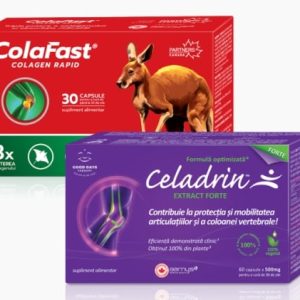 Celadrin extract forte 60cps+ColaFast Colagen Rapid 30cps-cadou