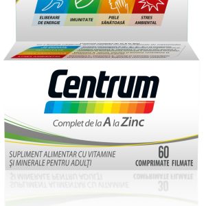 Centrum de la A la Zinc, 60 comprimate, Gsk