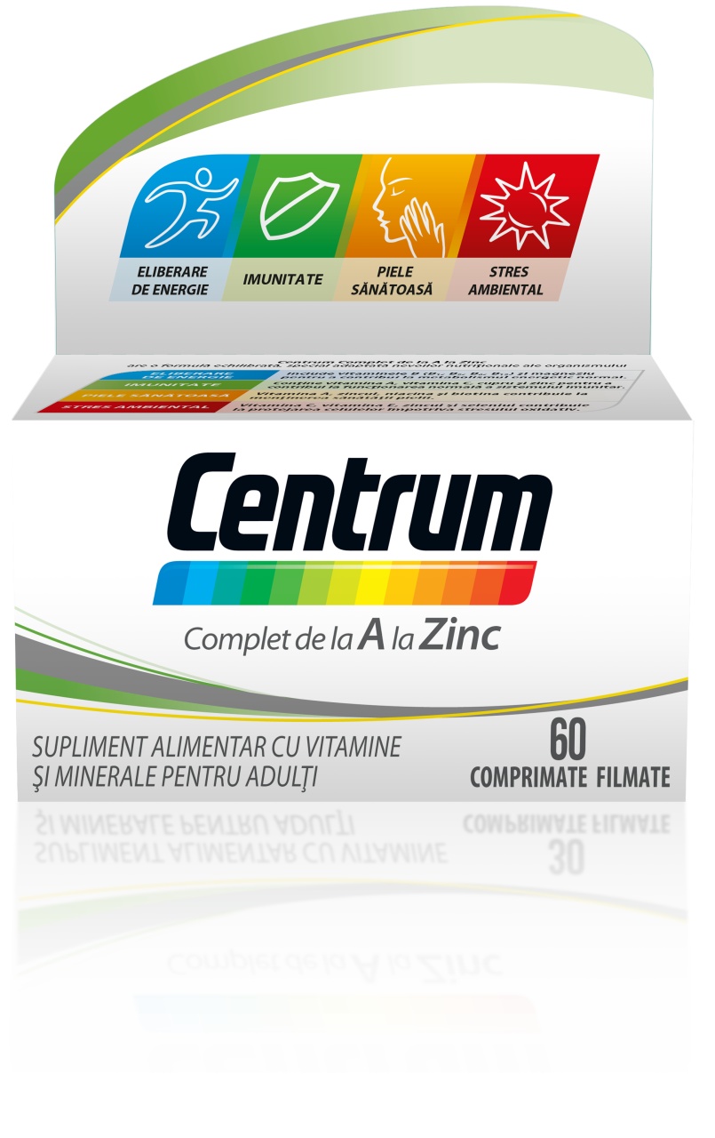 Centrum de la A la Zinc, 60 comprimate, Gsk