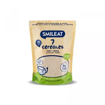 Cereale Bio cu 7 Super Cereale +6 luni, 200 g – Smileat