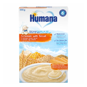 cereale cu lapte cu 5 cereale si biscuiti 200 gr humana.png