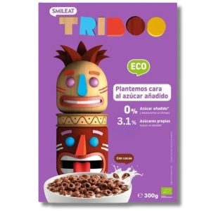 Cereale expandate Bio cu gust de ciocolata, 300g, Smileat