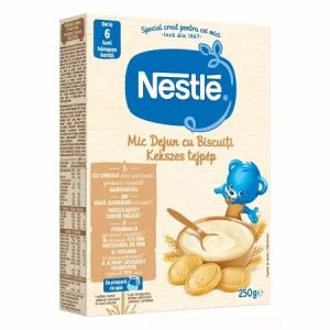 Cereale mic dejun cu biscuiti si lapte Infant Cereals, +6luni, 250g, Nestle