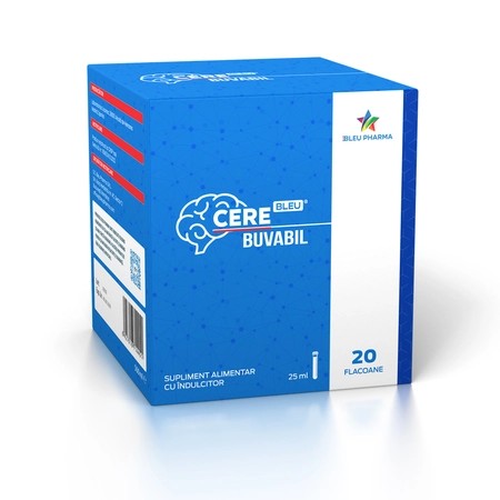 CereBleu Buvabil, 20 flacoane x 25ml, Bleu Pharma