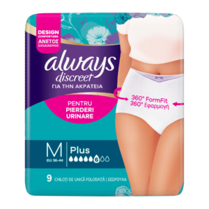 chiloti pentru incontinenta urinara discreet plus 6 picaturi marimea m 9 bucati always.png