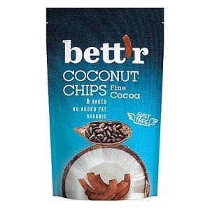 Chips de cocos cu cacao eco, 70g, Bettr