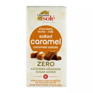 Ciocolată cu lapte și caramel sărat, 100g, Chocolates Sole