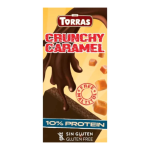 ciocolata neagra proteica crunchy caramel torras.png