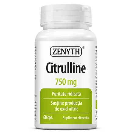Citrulline 750 mg, 60 capsule – Zenyth
