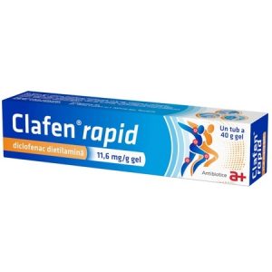 Clafen Rapid gel 11,6mg/g, 40g, Antibiotice Iasi