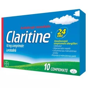 Claritine 10mg, 10 comprimate, Bayer