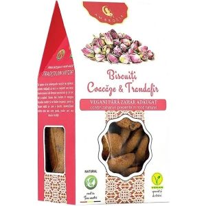 Coacaze & Trandafir, biscuiti, 130g, Ambrozia