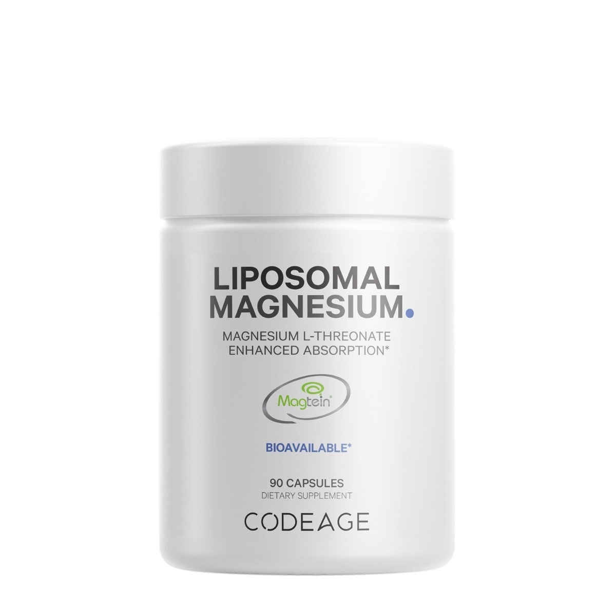CodeAge Liposomal Magnesium L-Threonate, 90 capsule, Gnc