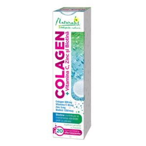 colagen vitamina c zinc biotina 20 comprimate efervescente naturalis.png
