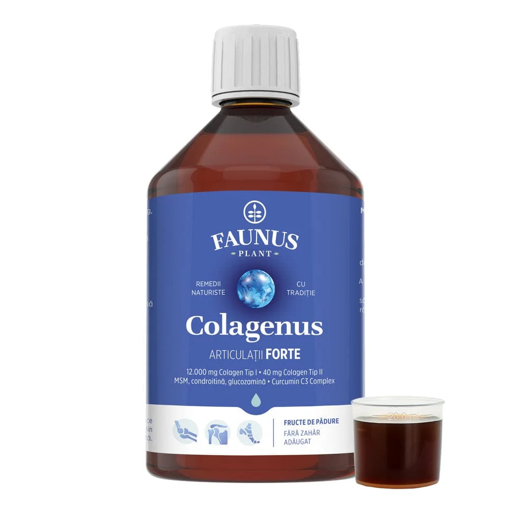 Colagenus Articulatii Forte 500ml – Colagen lichid concentrat, Faunus Plant