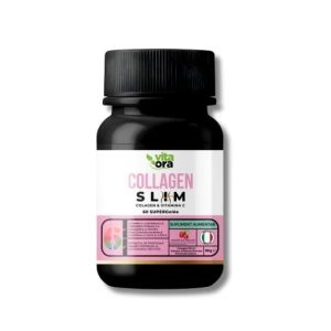 Collagen Slim cu aroma de zmeura, 60 jeleuri, Vita Ora