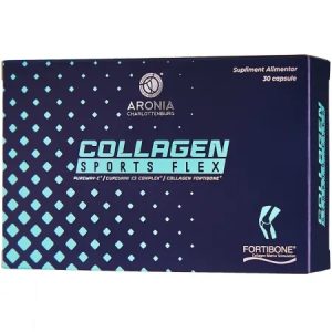 Collagen Sports Flex articulații, oase și mușchi, 30 capsule, Aronia Charlotenburg