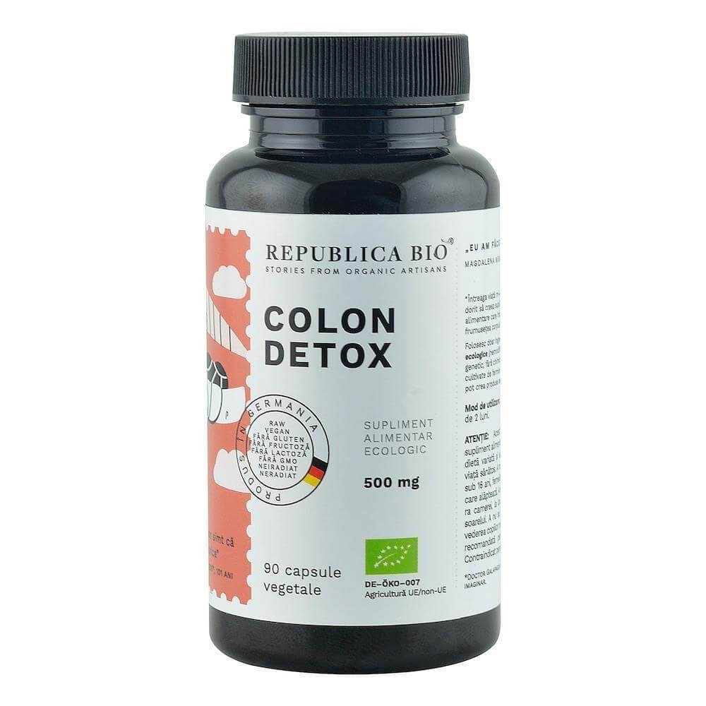 Colon Detox eco, 90 capsule, Republica Bio