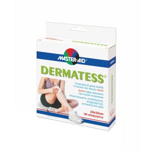 Comprese sterile Dermatess Master-Aid, 10 x 10 cm, 25 bucati, Pietrasanta Pharma