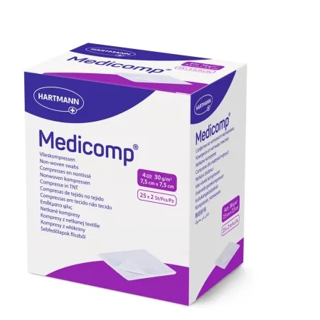 Comprese sterile Medicomp Extra 7,5 x 7,5 cm, 25 bucati – Hartmann