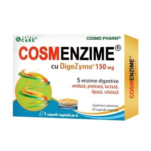 CosmEnzime Digezyme, 150mg, 20 capsule, Cosmopharm
