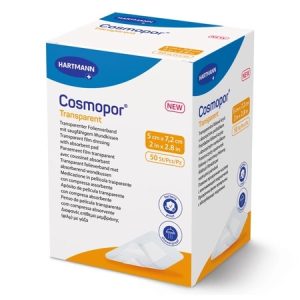 Cosmopor transparent 5 x 7,2cm, 50 bucati, Hartmann