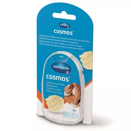 Cosmos Blister Mix plasturi pentru vezicule, 6 bucati, Hartmann