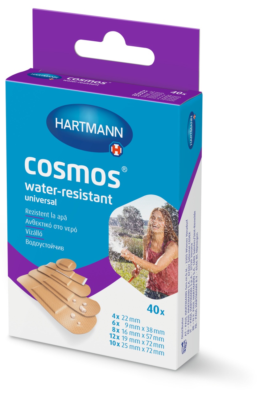 Cosmos plasturi rezistenti la apa, 5 dimensiuni, 40 bucati, Hartmann