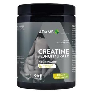 Creatina monohidrata cu aroma lemon-twist, 400g, Adams
