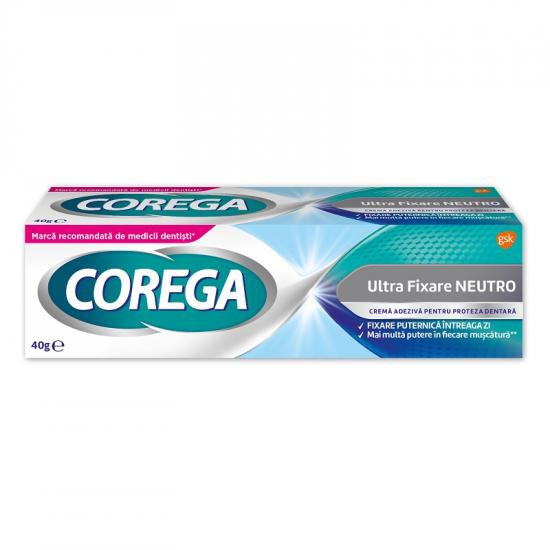 Crema adeziva pentru proteza dentara Corega Neutro, 40g