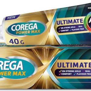 Crema adeziva pentru proteza dentara Corega Ultimate All in 1, 40g