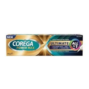 Crema adeziva pentru proteza dentara Power Max Ultimate All In One, 40g, Corega