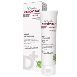 Crema antiacneica H3 Derma+, 50ml, 387, Gerovital