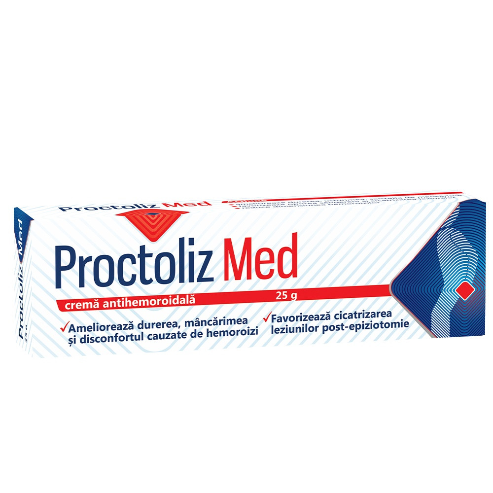 Crema antihemoroidala Proctoliz Med, 25 g, Fiterman Pharma